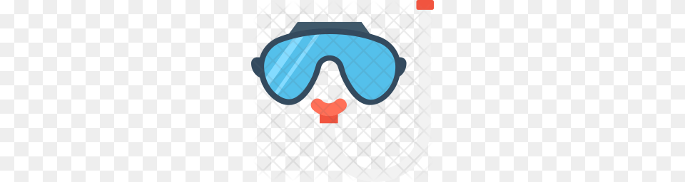 Premium Snorkel Mask Icon Download, Accessories, Goggles, Smoke Pipe, Water Png Image