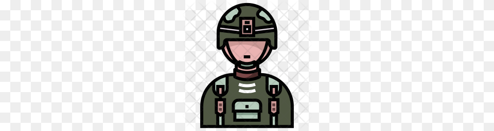 Premium Soldier Icon Download, Helmet, People, Person Png