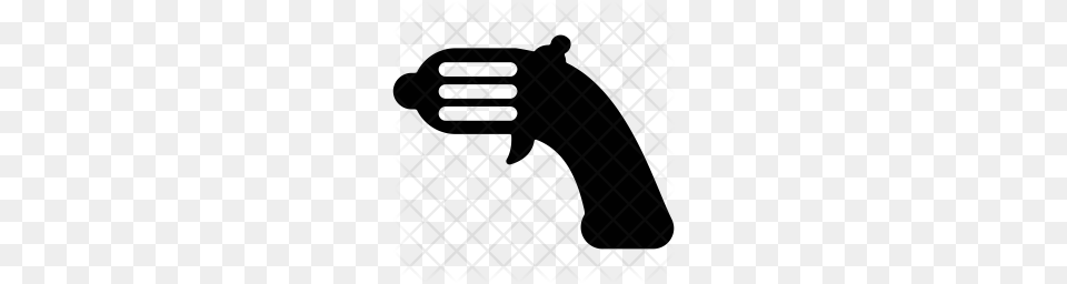 Premium Space Gun Icon Download, Silhouette, Pattern Free Transparent Png