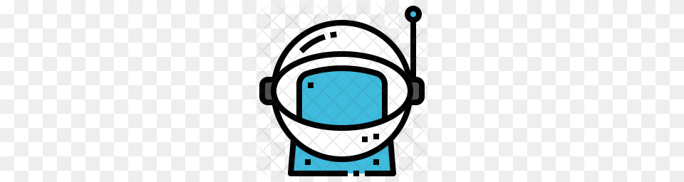 Premium Space Helmet Icon Download, Crash Helmet, Clothing, Hardhat, American Football Png Image