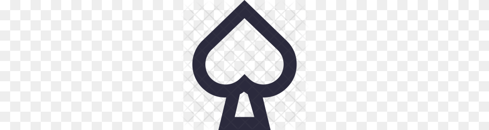 Premium Spade Card Icon Png Image