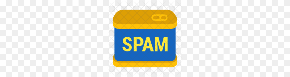 Premium Spam Can Icon, Mailbox, Text Free Png