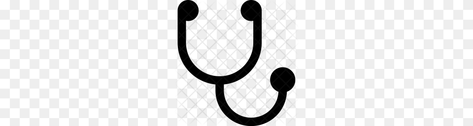 Premium Stethoscope Doctor Treatment Care Medical Icon, Pattern, Racket Free Transparent Png