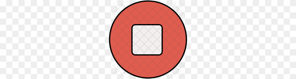 Premium Stop Button Icon, Disk, Symbol Png