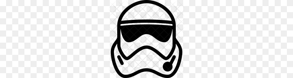 Premium Storm Trooper Icon, Pattern Free Png