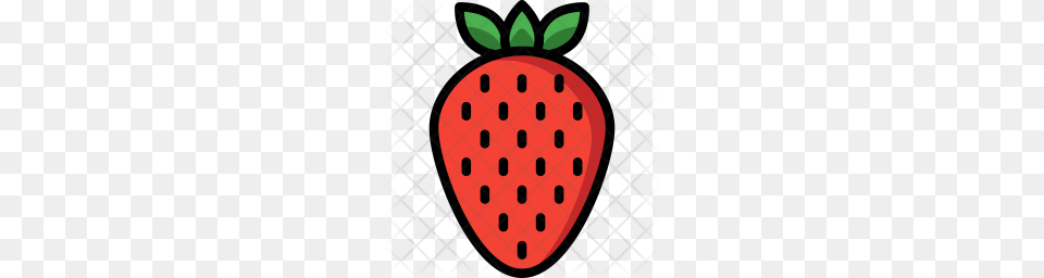 Premium Strawberry Icon, Berry, Food, Fruit, Plant Free Png