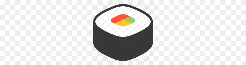Premium Sushi Roll Icon Dish, Food, Meal, Produce Free Png Download