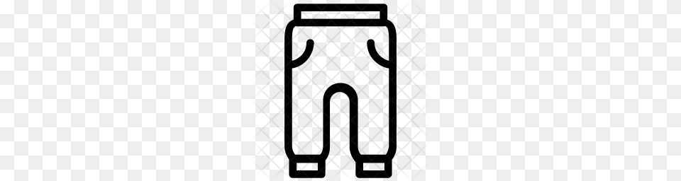 Premium Sweat Pants Icon Download, Pattern, Texture, Home Decor Png