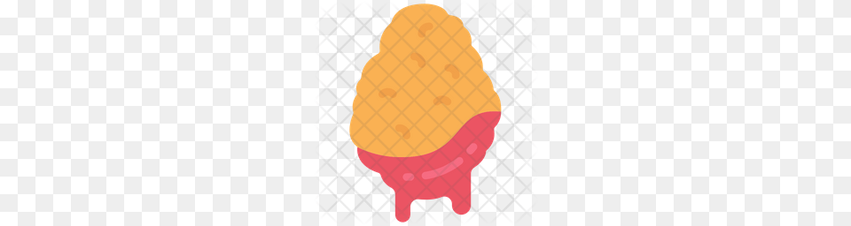 Premium Take Away Taco Icon Download, Cream, Dessert, Food, Ice Cream Png Image