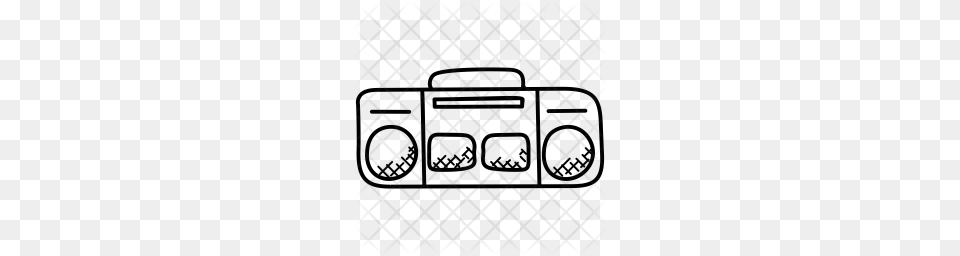 Premium Tape Recorder Icon Download, Pattern, Home Decor Free Png