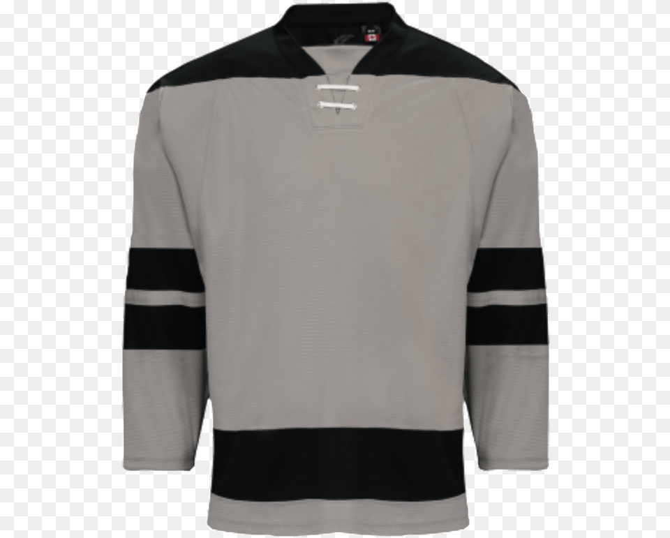 Premium Team Jersey La Kings Grey Jersey, Clothing, Coat, Long Sleeve, Shirt Png