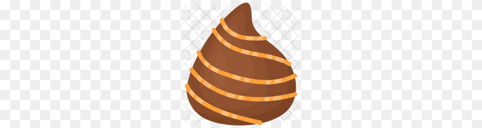 Premium Teardrop Shape Chocolate Icon, Birthday Cake, Cake, Cream, Dessert Free Transparent Png