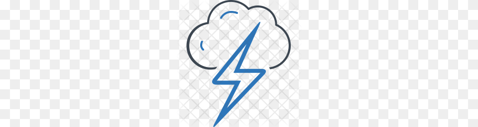 Premium Thunder Icon Download, Symbol, Triangle Png