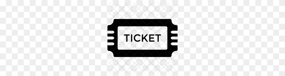 Premium Ticket Icon Download, Pattern Free Transparent Png