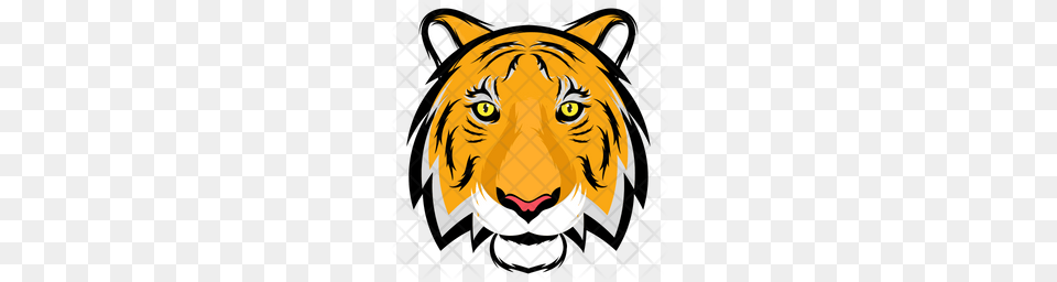 Premium Tiger Face Icon Animal, Lion, Mammal, Wildlife Free Png Download