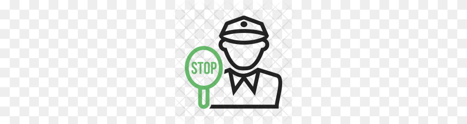Premium Traffic Police Icon Png Image