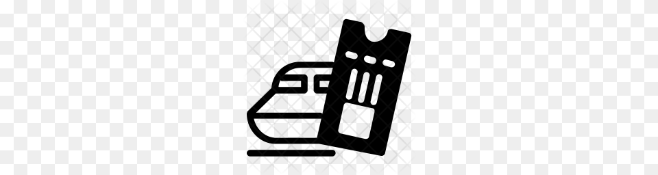 Premium Train Ticket Icon Download, Pattern Png