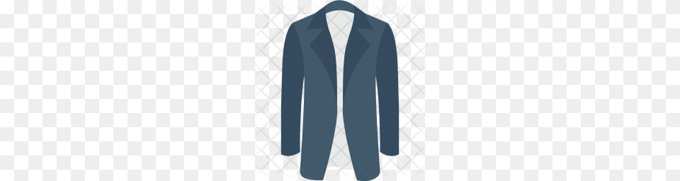 Premium Trench Coat Icon Download, Blazer, Clothing, Jacket, Formal Wear Png Image