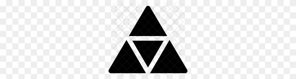 Premium Triangles Icon Download, Pattern, Blackboard Free Png