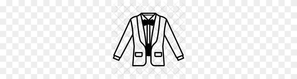 Premium Tuxedo Icon Download, Clothing, Coat, Pattern, People Png Image