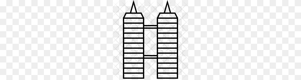 Premium Twin Tower Icon Download, Pattern Png Image
