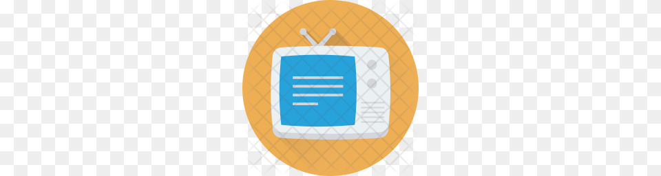 Premium Vintage Tv Icon Download, Electronics, Hardware, Text Png