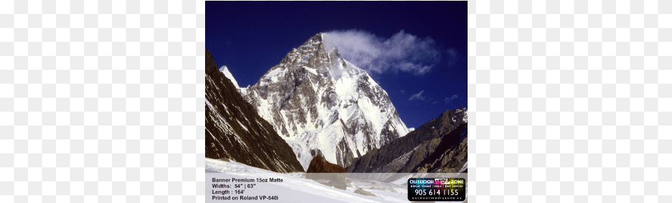Premium Vinyl Banner, Ice, Mountain, Mountain Range, Nature Png Image