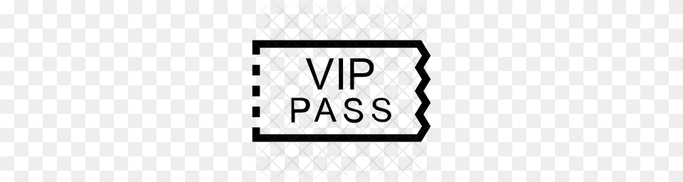 Premium Vip Pass Icon Download, Pattern Free Png