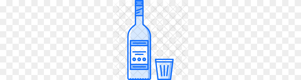 Premium Vodka Icon Download, Alcohol, Beverage, Bottle, Liquor Png Image