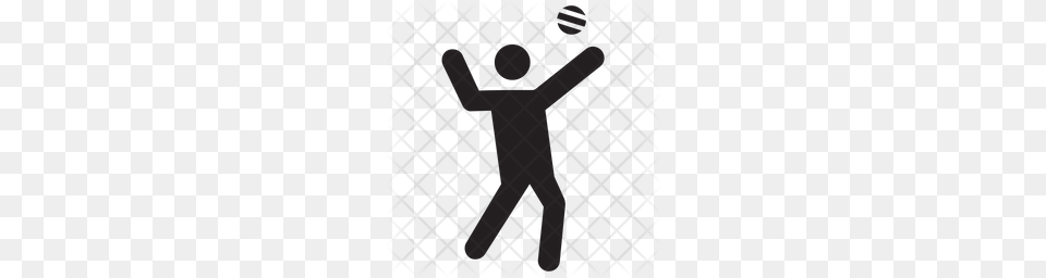 Premium Volleyball Icon Download, Clothing, Glove, People, Person Free Png