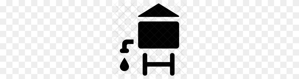 Premium Water Tank Icon, Pattern, Blackboard Free Transparent Png