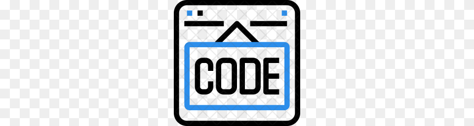 Premium Website Coding Icon Download, Blackboard, Text Free Png
