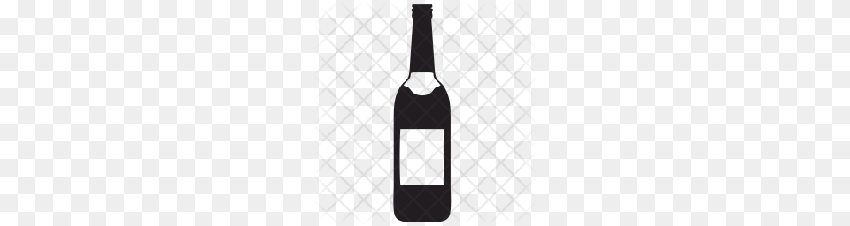 Premium Wine Bottle Icon, Alcohol, Beverage, Liquor, Wine Bottle Free Transparent Png