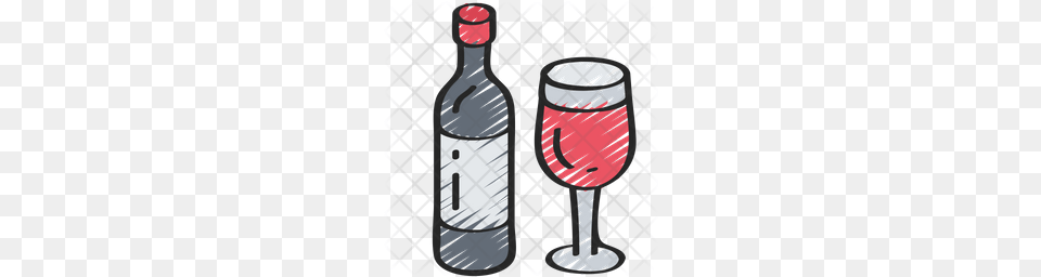 Premium Wine Icon Alcohol, Beverage, Bottle, Liquor Free Png Download