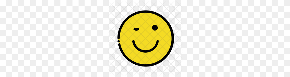 Premium Wink Face Icon Download, Disk Png Image