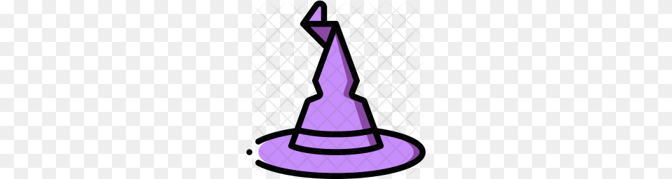 Premium Wizard Hat Icon, Clothing, Lighting, Cone, Purple Free Png Download
