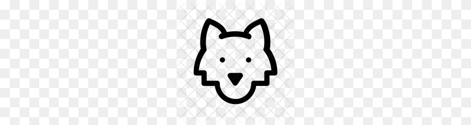 Premium Wolf Icon Download, Pattern, Texture Free Png