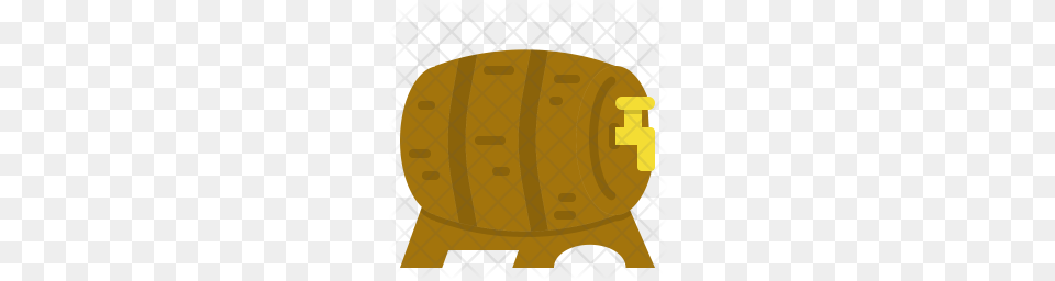 Premium Wooden Barrel Icon, Keg Free Transparent Png