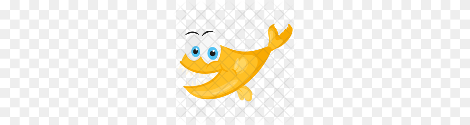 Premium Yellow Koi Fish Icon, Banana, Food, Fruit, Plant Free Png Download