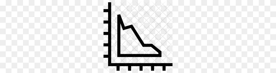 Premium Zigzag Chart Icon Download, Pattern, Home Decor Png