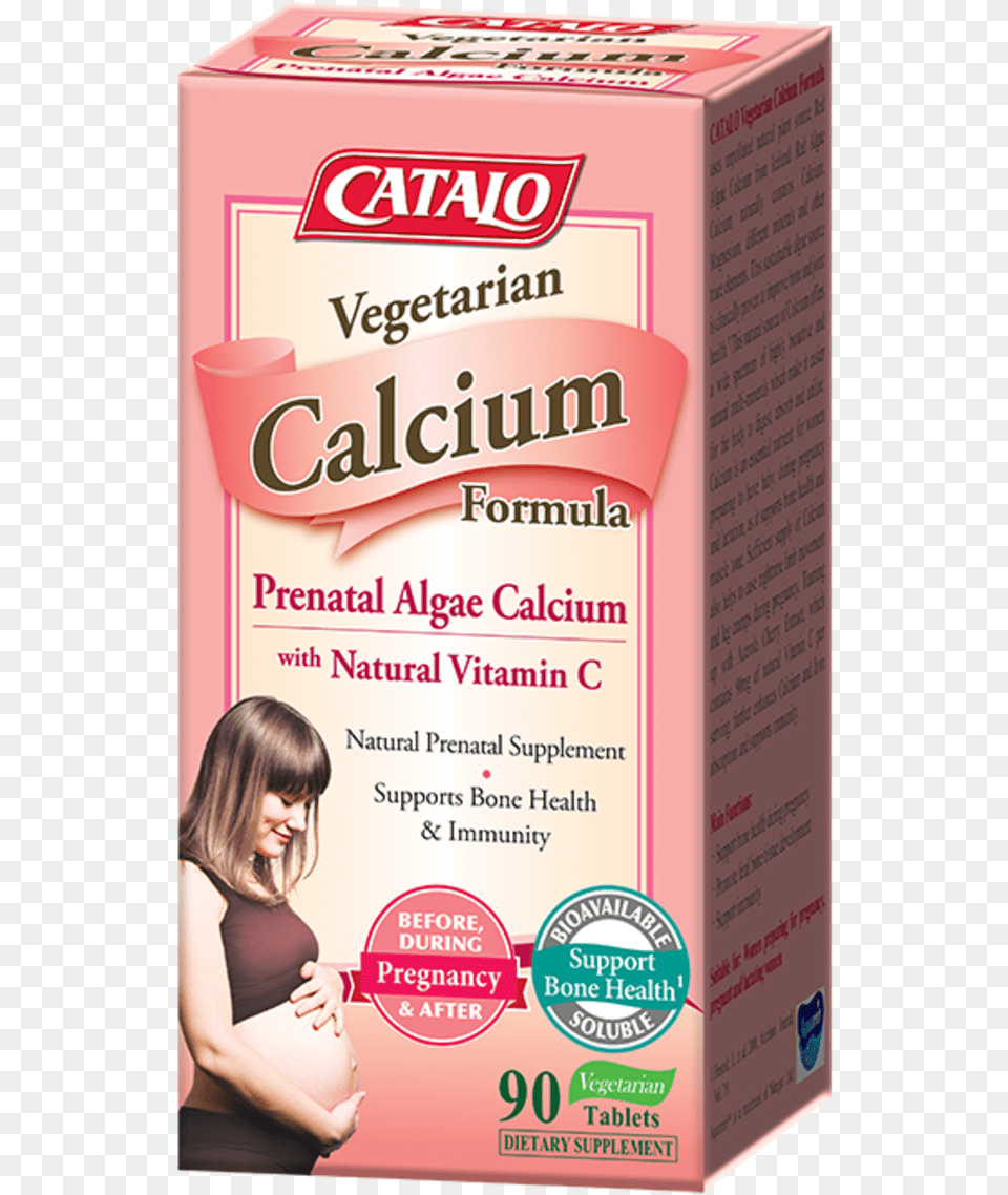 Prenatal Algae Calcium With Natural Vitamin C Catalo, Adult, Female, Person, Woman Png