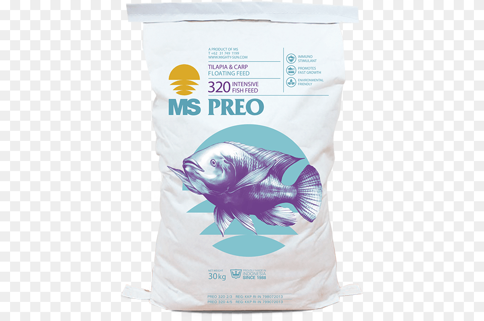 Preo 320 Premium Gold Fish Amp Tilapia Pelet Pakan Udang Windu, Animal, Sea Life, Powder, Bag Png Image