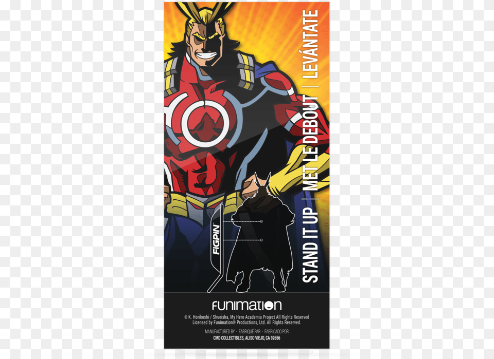 Preorder Figpin Xl My Hero Academia All Might Silver Poster, Advertisement, Head, Person, Face Free Transparent Png