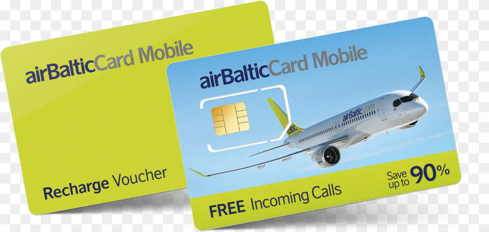 Prepaid Data Sim Card Wiki Airbaltic Card Mobile, Text, Aircraft, Airplane, Transportation Free Transparent Png