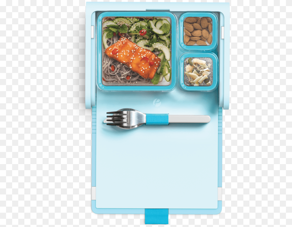 Prepd Colors X Tastemade Lunchbox Set Smart Lunch Box App, Cutlery, Food, Fork, Meal Free Png