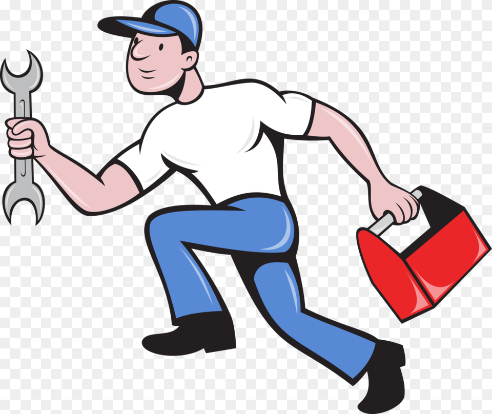 Prepossessing 90 Garage Door Repair Clipart Design Cartoon Of Mechanic, Baby, Person, Clothing, Hat Free Png Download