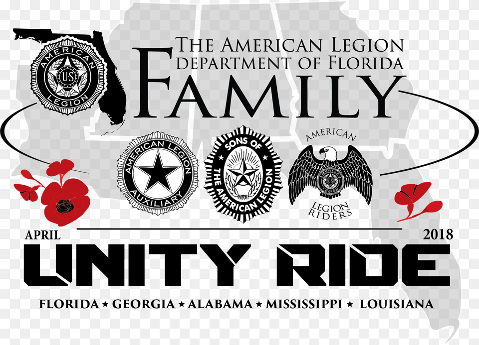 Presale For The 2018 6th Florida Alr Unity Run T Shirts American Legion Emblem, Machine, Spoke, Advertisement, Poster Free Transparent Png