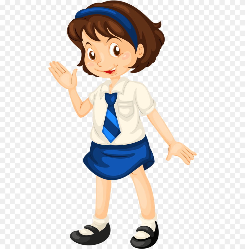 Preschool Clip Girl In School Uniform Clipart, Accessories, Formal Wear, Tie, Baby Png
