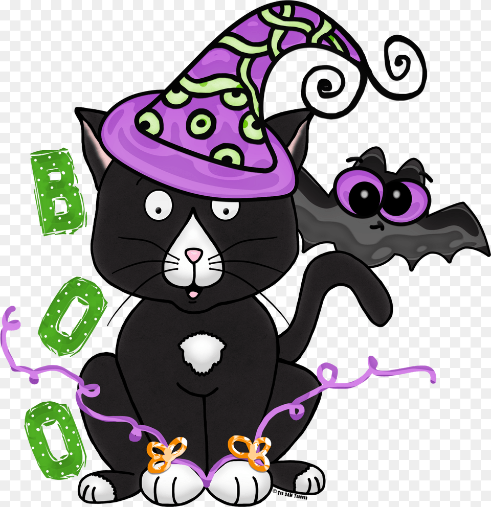 Preschool Halloween Clipart, Clothing, Hat, Purple, Baby Png Image