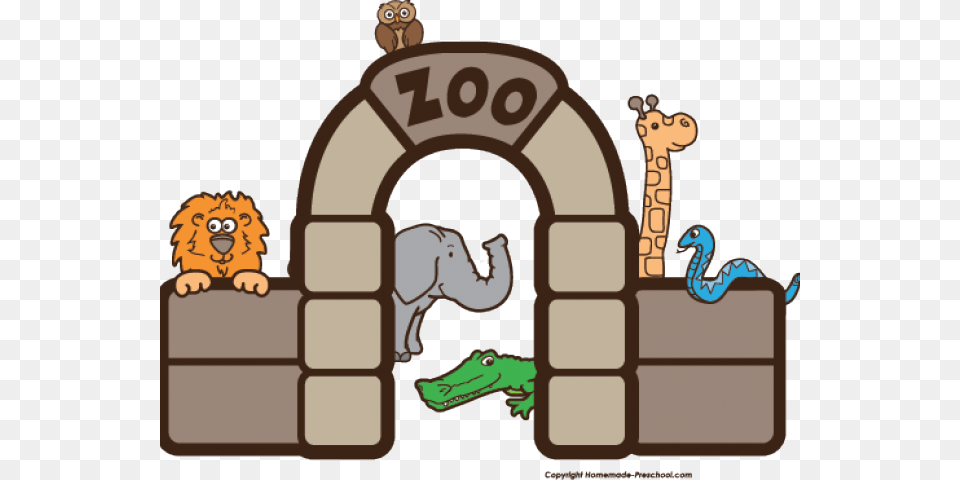 Preschool Zoo Cliparts Zoo Clipart Black And White, Arch, Architecture, Outdoors, Nature Free Png Download